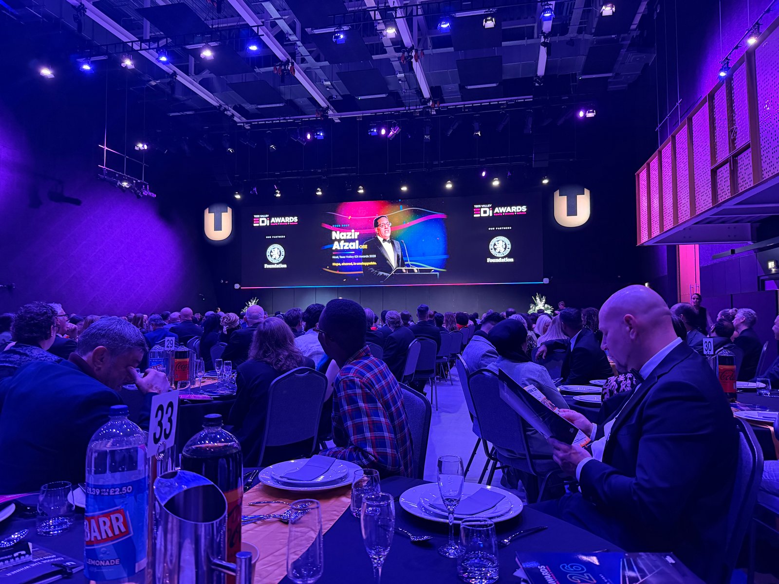 Guests seated in the Digital Life hall during the 2026 Tees Valley EDI Awards